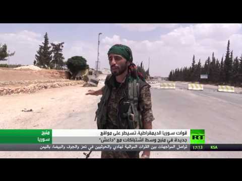 معارك عنيفة غرب مدينة منبج السورية