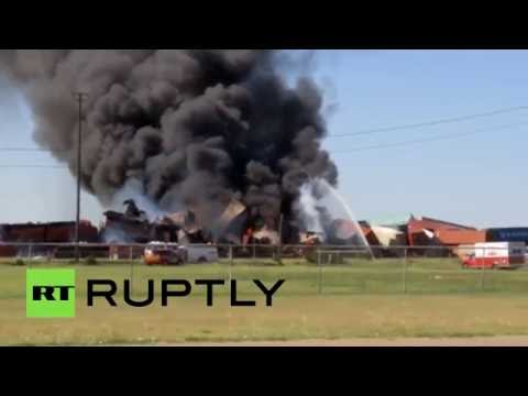 اصطدام قطارين قرب مدينة أماريلو الأمثركية