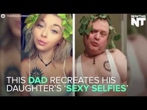 أب ينافس ابنته بالصور المثيرة على مواقع التواصل