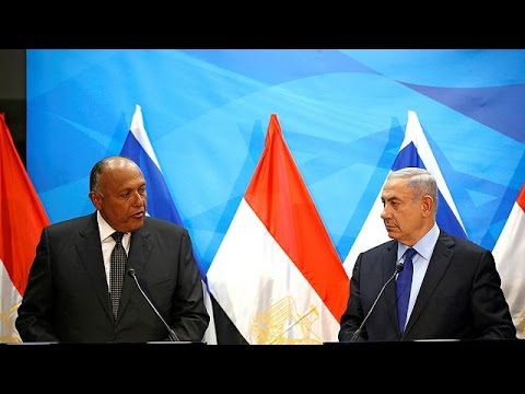 سامح شكري في تل أبيب لتفعيل مفاوضات السلام