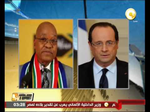 أولاند وزوما يبحثان القضايا الدولية والتعاون الثنائي بين البلدين