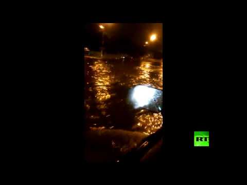 أحياء جنوب موسكو تشهد طوفانا محليا