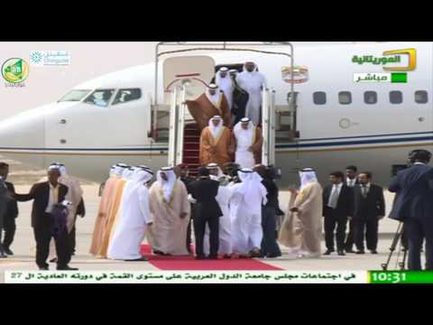 شاهد وصول حاكم الفجيرة الشيخ حمد بن محمد الشرقي ممثل دولة الإمارات