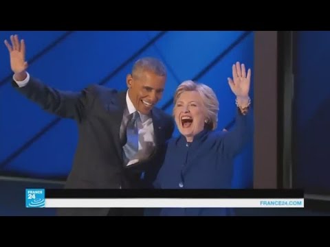 شاهد أوباما يعلن دعمه الكامل لهيلاري كلينتون في الانتخابات الرئاسية