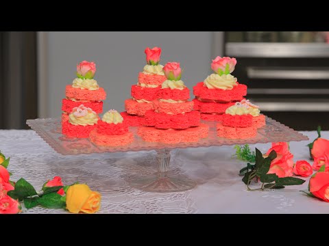 طريقة عمل جاتوه الورد مع الشيف سالي فؤاد