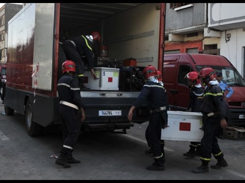 بالفيديو الوقاية المدنية تنتهي من عملية البحث عن ضحايا انهيار عمارة سباتة