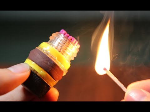 شاهد حيل ذكية يمكنك تنفيذها بأعواد الكبريت