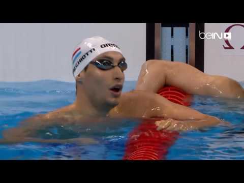 شاهد التونسي أحمد المثلوثي يفشل في التأهُّل للدور النهائي لسباق 200م سباحة