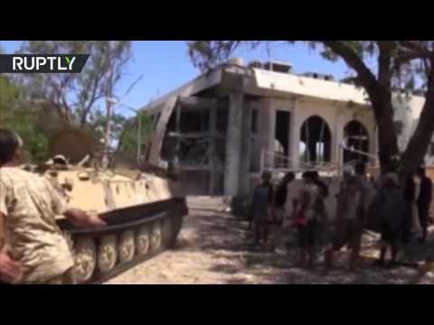 شاهد القوات الموالية لحكومة الوفاق الوطني تسيطر على غالبية مدينة سرت