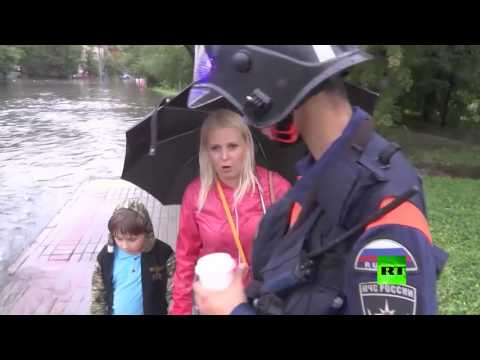 بالفيديو شاهد آثار الأمطار الغزيرة في موسكوبالفيديو شاهد آثار الأمطار الغزيرة في موسكو