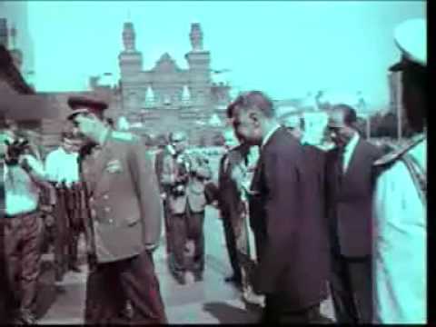 استقبال مهيب لجمال عبد الناصر في موسكو