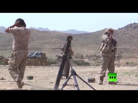 شاهد اشتباكات عنيفة في منطقة نهم شرق صنعاء