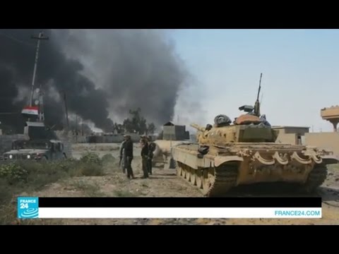 بالفيديو الجيش العراقي يتمركز في قلب القيارة