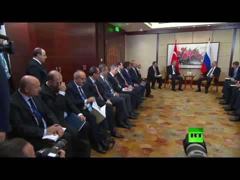 بالفيديو بوتين يمازح أردوغان بخصوص رئيس الاستخبارات التركية