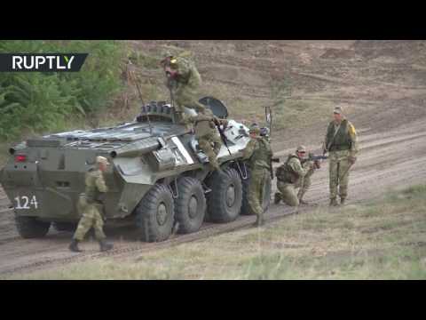 بالفيديو تواصل التدريبات العسكرية تحت عنوان القوقاز – 2016 جنوب روسيا