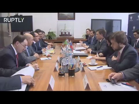 بالفيديو لقاء بين وزير الطاقة الروسي ألكسندر نوفاك ونظيره الجزائري نور الدين بوطرفة في موسكو