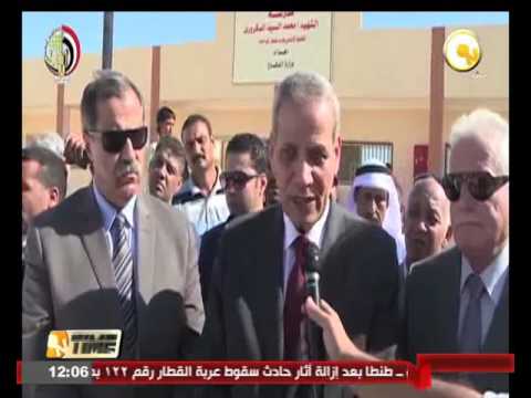 بالفيديو وزير التعليم والفريق أسامة عسكر يفتتحان 6 مدارس في سيناء