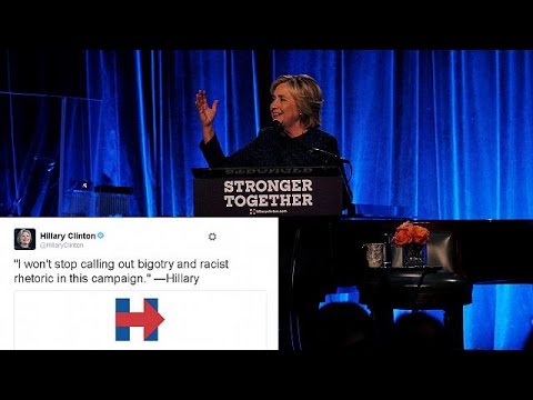 بالفيديو هيلاري كلينتون تعتذر لنصف مُناصِري دونالد تْرامْبْ