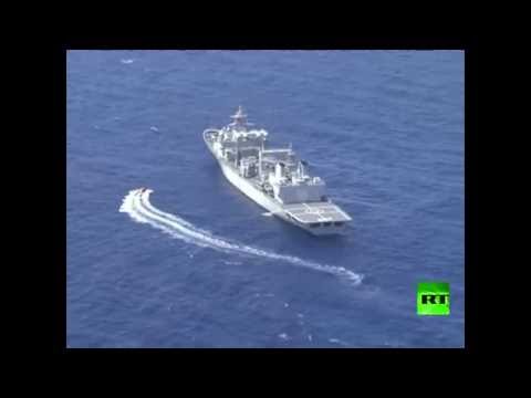 بالفيديو مناورات روسية صينية ضخمة في بحر الصين الجنوبي