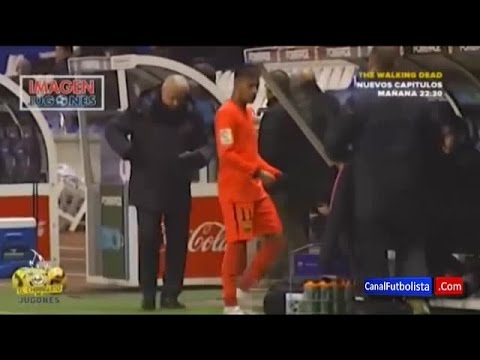 نيمار يعبّر عن غضبه من إنريكي بسبب استبداله