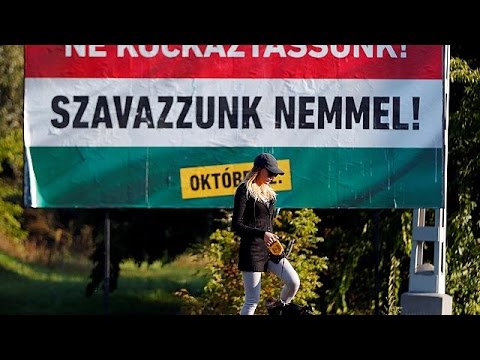 بالفيديو  انطلاق الاستفتاء حول إعادة توطين اللاجئين والمهاجرين في المجر