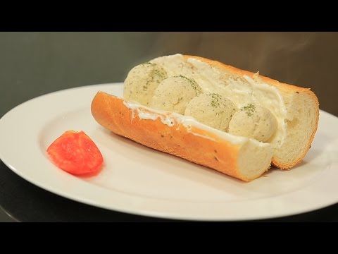 شاهد طريقة عمل سندويتش كرات الدجاج