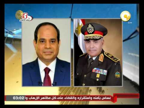 وزير الدفاع ورئيس أركان القوات المسلحة يبعثان ببرقيتي تهنئة للرئيس السيسي