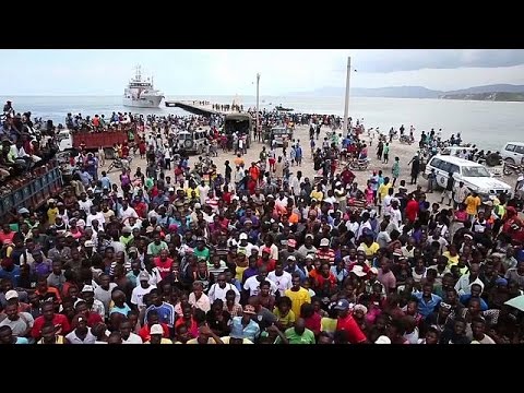 شاهد سفينة مساعدات هولندية تغادر هايتي