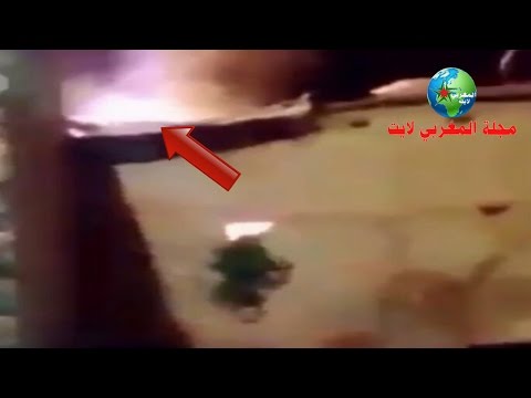 بالفيديو أنبوبة غاز تنفجر في وجه فتاة أثناء تصويرها لحادثة منزلية