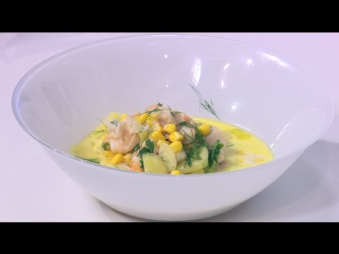 طريقة عمل شوربة السي فود