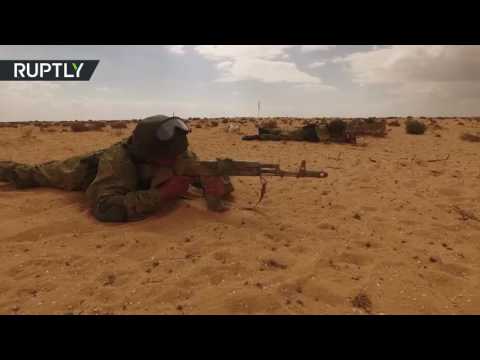 مشاهد جديدة لمناورات حماة الصداقة المصرية الروسية