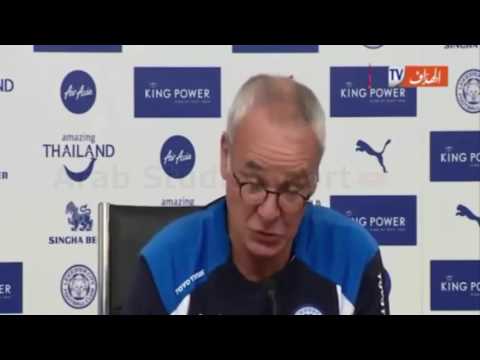 بالفيديو كلاوديو رانييري يفتخر باللاعبين رياض محرز و جيمي فاردي