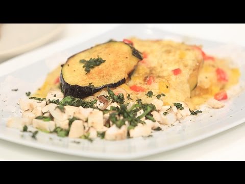 شاهد طريقة عمل اقراص الباذنجان المحشية