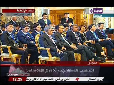شاهد مؤتمر صحفي للرئيس السيسي ونظيره السنغفوري