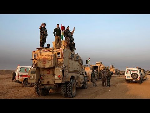 بالفيديو قوات البيشمركة تقتحم مركز ناحية بعشيقة