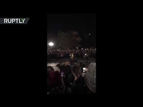 شاهد مادونا تدعم كلينتون في واشنطن سكوير بارك في نيويورك