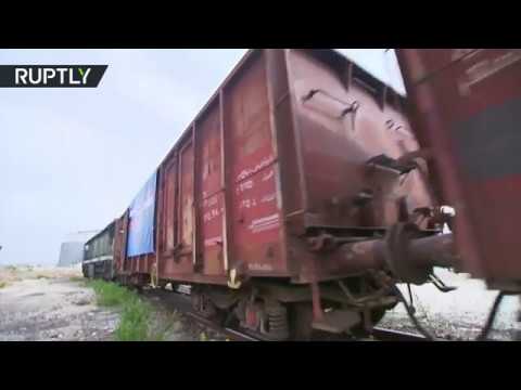 شاهد أول قطار إنساني في سوريا منذ اندلاع الحرب