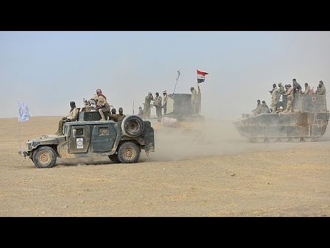 شاهد لحظة تفجير سيارة مفخخة أرسلها داعش