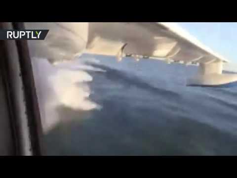 بالفيديو  طائرات الطوارئ الروسية تطفئ حرائق إسرائيل