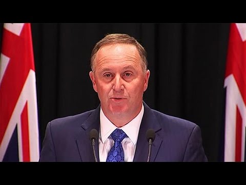 بالفيديو استقالة رئيس وزراء نيوزيلندا جون كي من منصبه