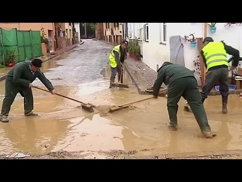 الفيضانات تودي بحياة شخصيْن في إقليم الأندلس في إسبانيا