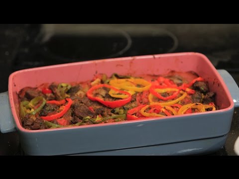 طريقة عمل طاجن لحم بالقلقاس