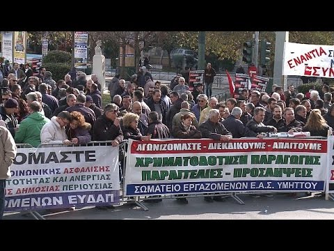 اضراب في اليونان احتجاجا على اجراءات تقشفية جديدة