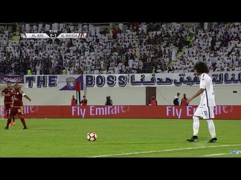 بالفيديو  أهداف مباراة الوحدة والعين في دوري الخليج العربي