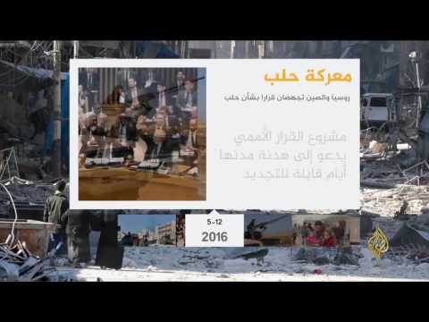 مسار تطور معارك شرق حلب خلال الأسابيع الماضية