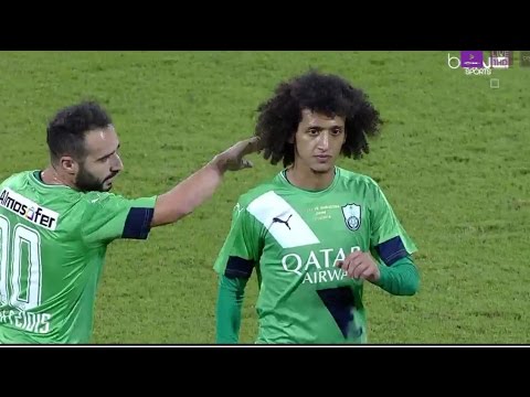 شاهد أهم ركلات عمر عبد الرحمن عموري في مباراة برشلونة والسعودية