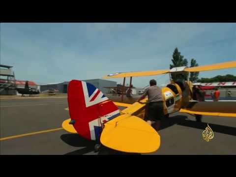 بالفيديو انطلاق رالي لسباق الطائرات القديمة