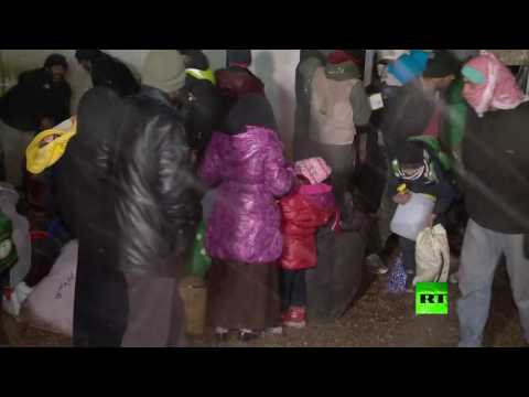 بالفيديو مشاهد لاستئناف عملية الإجلاء من شرق حلب