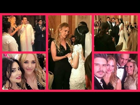 السلطانة هيام فى فرح الممثل التركى مراد وعروسته إيمان