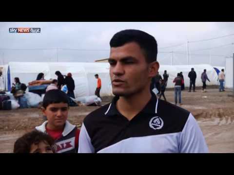 الطقس يفاقم معاناة نازحي الموصل